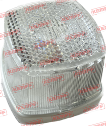 23839 Kempf Lichtscheibe, weiß, eckig, 62x62x46mm